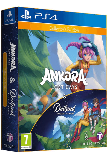 Ankora Lost Days & Deiland Pocket Planet box art for Playstation 4